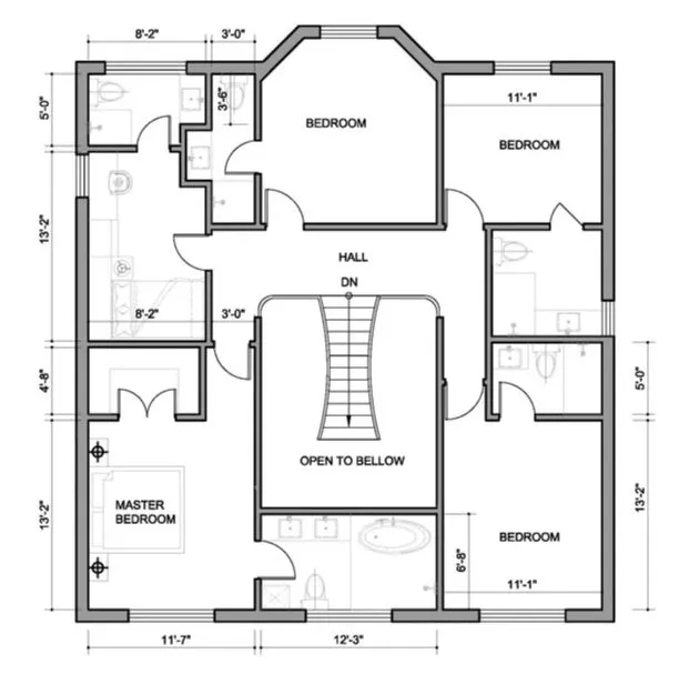 A floor plan